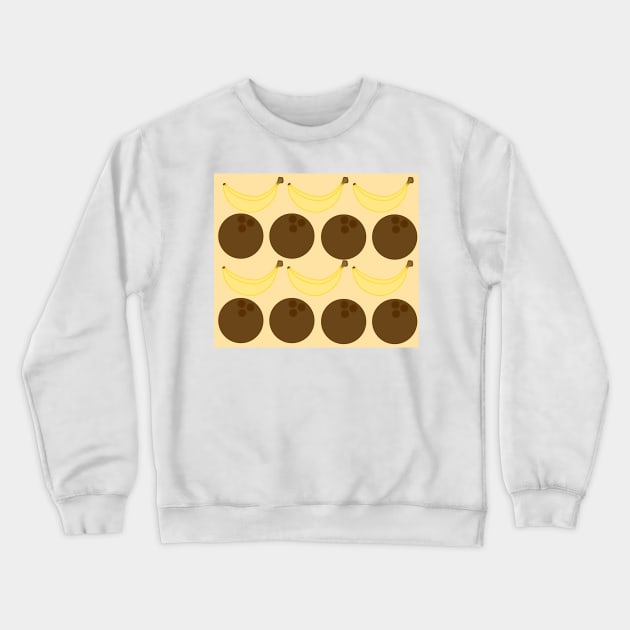 Pina Colada Pattern Crewneck Sweatshirt by Bezzii's Boutique